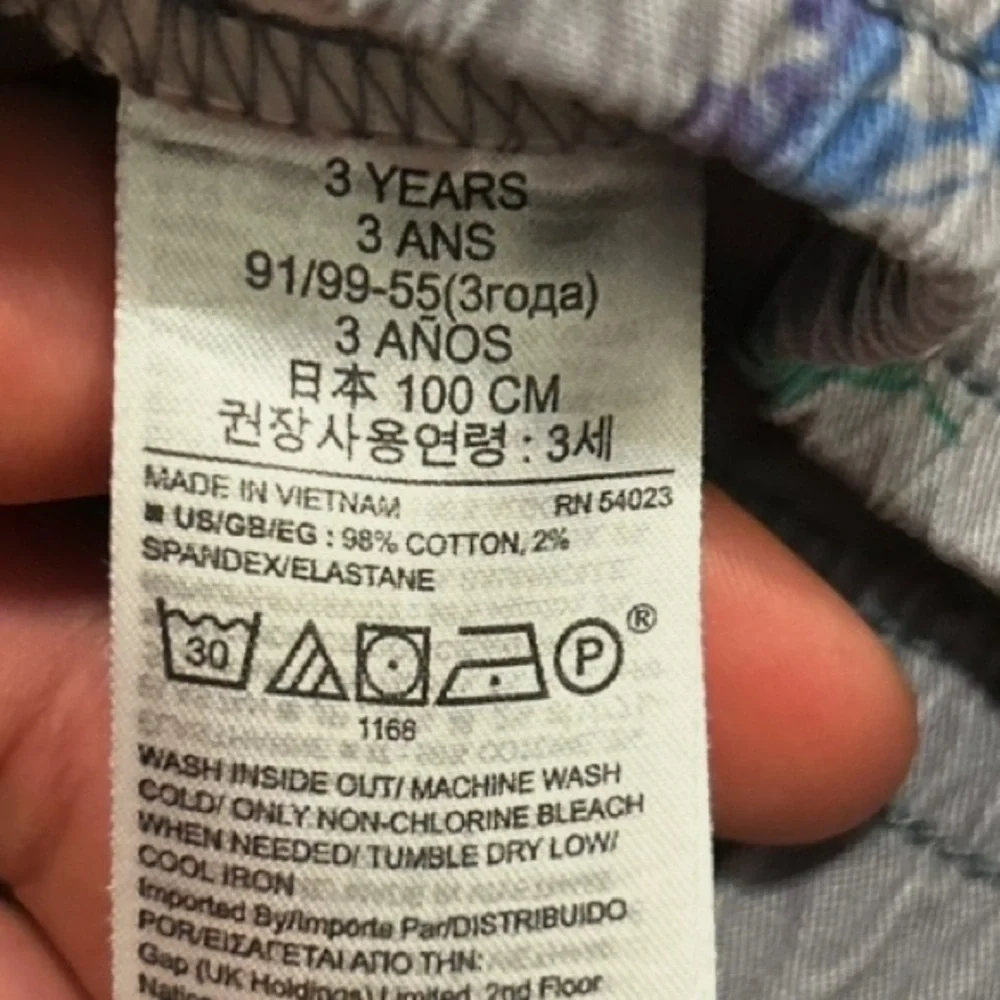 Baby GAP x Disney Mickey Mouse Print Boys Shorts Gray Size 3T Summer